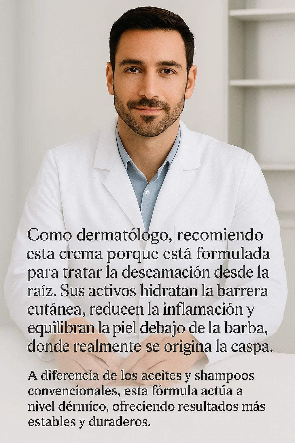 New aura — Barba Limpia, Suave y Sin Escamas.